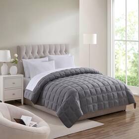 Sweet Home Collection 842491189471 Queen Comforter Oversized Down Alternative Duvet Insert Soft Fluffy All Seasons