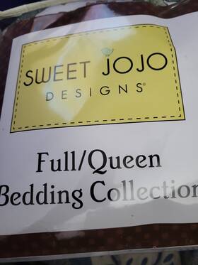 Sweet Jojo Designs 846480071709 Boutique Full Queen Comforter Pillow Shams Vintage Floral Nip