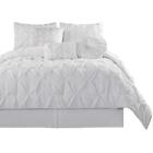 Sydneycom Comforter Sets Piece Pintuck Set White Queen 773822165324