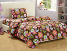 Synchkg112431 Mk Home Collection Twin Size Owl Brown Purple 635309765543
