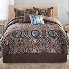 Ms9744409622-77 T2sjk64oeg Mainstays Victoria Jacquard Bedding Comforter Set Elegant Easily 752418021503