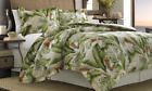Tbp Tommy Bahama Green Tropical Print Comforter Shams 883893254831