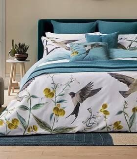 Ted Baker 042075661243 London Botanical Birds King Comforter Set New