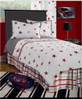 Teens Kids Rizzy Home Rachel Kate New Punk Rock Jungle Animals Comforter Set White Red Twin 844353614008