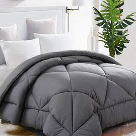 Tekamon 936399009970 All Season Queen Comforter Winter Warm Soft Quilted Down Alternative