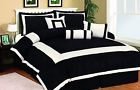 B00ia30ccadcc Textiles Hotel Set Black Comforter Queen
