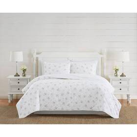 85299849 The Farmhouse King 3pc Signature Quilt Set Rosebury - By Rachel Ashwell