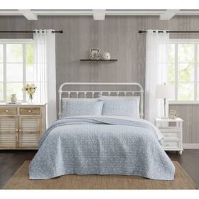 89180093 The Farmhouse By Rachel Ashwell 2pc Twin/twin Extra Long Majesty Quilt Bedding