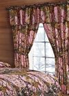 The Woods Twin Size Pink Camo Bedding 6 Pc Curtains Comforter Only Camouflage Realtree 799928148573