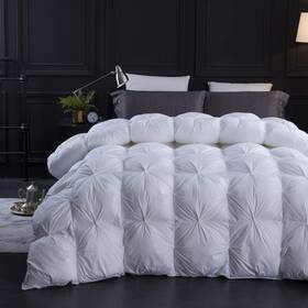 Pp-002 Three Geese Goose Feathers Down Comforter Queen Size Duvet Insert750 Fill Power1200tc 100 Co