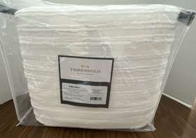 060-15-5679 Threshold King Cotton Quilt 104 X 92 Inch True White