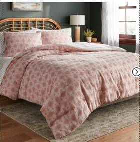 Threshold 197543870815 Yarn Dye Ikat Comforter And Sham Set -