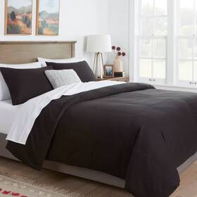 81786172 Threshold 2pc Twin/twin Extra Long Washed Cotton Sateen Duvet Cover And Sham Set