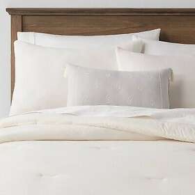 83244306 Threshold King Reversible Holbrook Relaxed Washed Comforter And Sham Set With Decorative