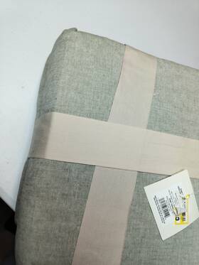 83903950 Threshold Cotton Linen Chambray Duvet Set King Cover And Sham Moss Green