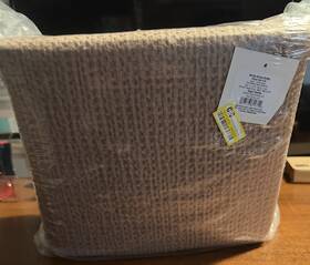 89211296 Threshold Full/queen Washed Waffle Weave Duvet Cover And Sham Set Camel