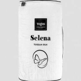 Togas House Of Textiles 205229013816 Cotton Shell Tussah Silk Fill King Duvet White 1100new