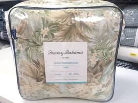 Tommy Bahama 199165042601 Palm Paradise 3-piece Sage Green Cotton King Comforter Set