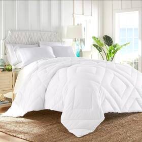 Tommy Bahama 750105168968 King Size Butter Soft Down Alternative Comforter - White