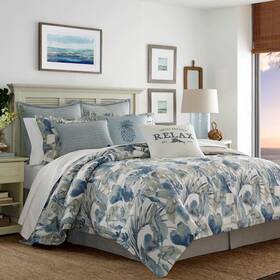 81158671 Tommy Bahama King Raw Coast Duvet Cover Set Blue -
