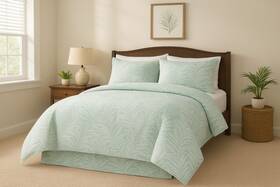 Tommy Bahama 883893822320 New Home Coco Sands 6 Piece Twin Comforter Set Blue White