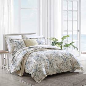 B08pq3c18m Tommy Bahama - Queen Comforter Set Reversible Cotton Bedding Matching Shams
