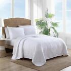 Ushsgr1167153 Tommy Bahama Quilt King Sera Stitch Solid Cotton White 1-piece