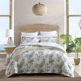 Ushsa51192588 Tommy Bahama Waimea Bay 3-piece Green Cotton King Comforter Set