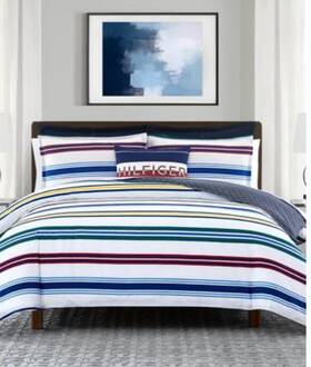 17t0616-tk-m1-o1 Tommy Hilfiger Multi Stripe Comforter Sets