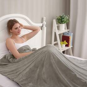 Topb001115c Topbuy 20 Lbs 60ftftx80ftft Crystal Velvet Cover Weighted Blankets With Removable