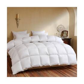 750fp Topsolo 768553990666 Luxury 100% Cotton Goose Down Comforter California King Size 61 Oz Fluf
