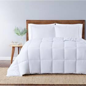 Truly Soft 783048075857 Everyday Comforter Twin Xl White/white