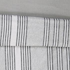 Truly Soft 783048164551 Printed Cotton Flannel Comforter Set Kiel Stripe King/california King