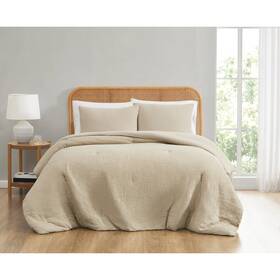 Truly Soft 783048231284 Textured Waffle Comforter Set