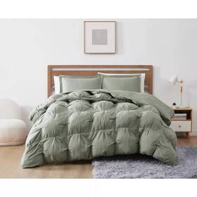 89180084 Truly Soft 3pc King Cloud Puffer Comforter Set Green