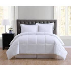Cs1656wtfq-17 Truly Soft Everyday 3-piece White Full/queen Comforter Set