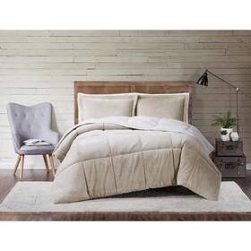 Cs3142tntx-1500 Truly Soft Cuddle Warmth Tan Twin Xl Comforter Set