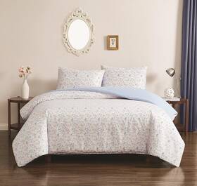 Cs5492kg-1500 Truly Soft Maine Floral Multiple Polyester 3-piece King Comforter Set