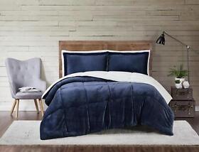 Cs3142inkg-1500 Truly Soft Cuddle Warmth King Comforter Set In Indigo