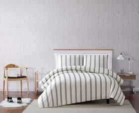 Truly Soft Everyday 783048092281 Millenial Stripe Duvet Full/queen