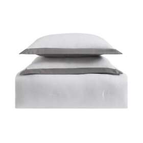 Truly Soft Everyday Hotel Border 7-piece Comforter Set White Grey Full
