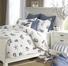 U0820159 Queen House Comforter Harbor Blue Set Beach