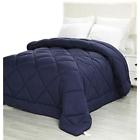 Ubcomforterdiamondnavyqueen Utopia Bedding Comforter Duvet Insert Quilted Corner 817706020856