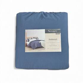 Ugg 008889395552 Koolaburra By Koolawash Twin/txl Bedroom Comforter Set Dark Blue Soft Cozy