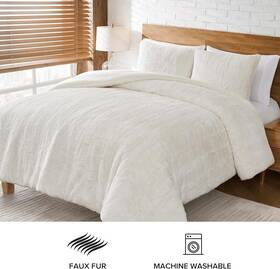 Ugg Australia 008889137121 13712 Alondra King Comforter Set Soft Cozy Bedding U.s. Standard White