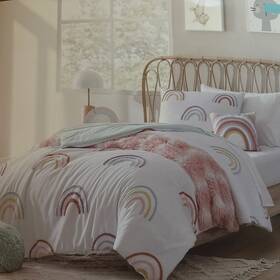 Ugg Australia 008889300365 New Koolaburra By Clara Kids 2 Pc. Twin Comforter Set Nip 160 Rainbow