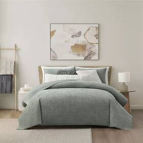 Ugg Australia 008889347681 Koolaburra By Maita King Size - Corduroy Quilt Set With Shams