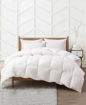 Unikome 811098036266 White Down Medium Weight Queen Comforter Cotton