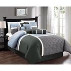 Upland-com-gray-queen Chezmoicollection Comforter Sets Chezmoi 840079113047