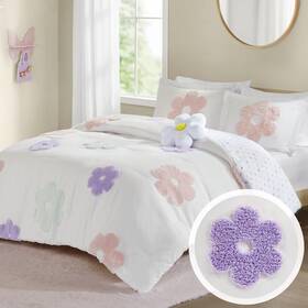 Urban Habitat Kids 022164305951 Queen Comforter Set For Girls Tufted Chenille Floral Li